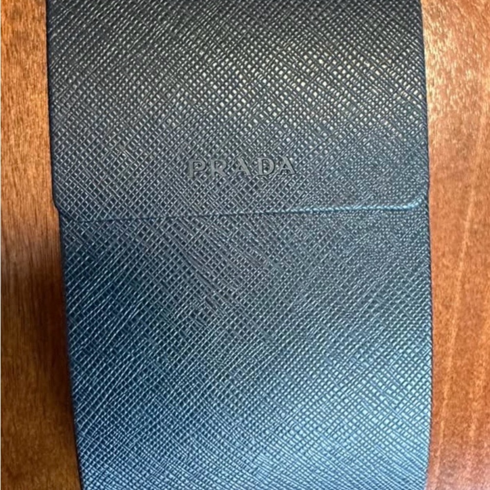 Prada Oversized Black Rectangular Sunglasses - image 2